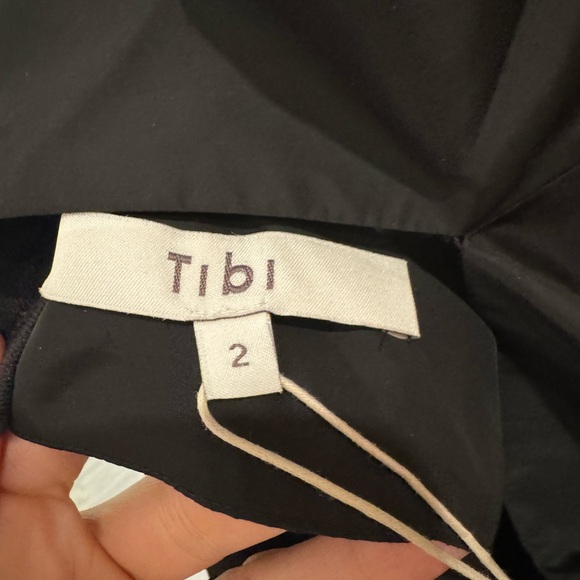 Tibi Black Italian Sporty Nylon Strappy Cutout Dress in Size 2 NWT - Picture 6 of 7